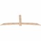 Ekena Millwork Bellingham Smooth Timber Gable Bracket, Douglas Fir, 96"W x 36"H x 1 1/2"D x 5 1/2"F, 9/12 Pitch GBW096X36X0206BEL00SDF - alternate 2